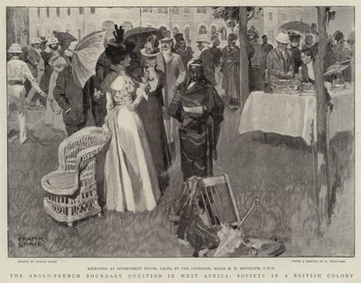 The Anglo-French Boundary Question in West Africa, Society in a British Colony by Frank Craig